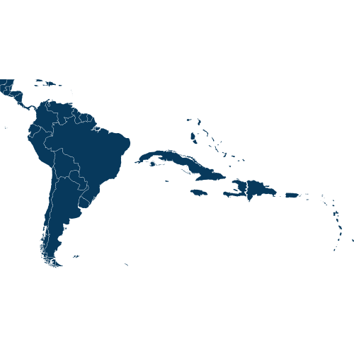Latin America & Caribbean Latin America & Caribbean map