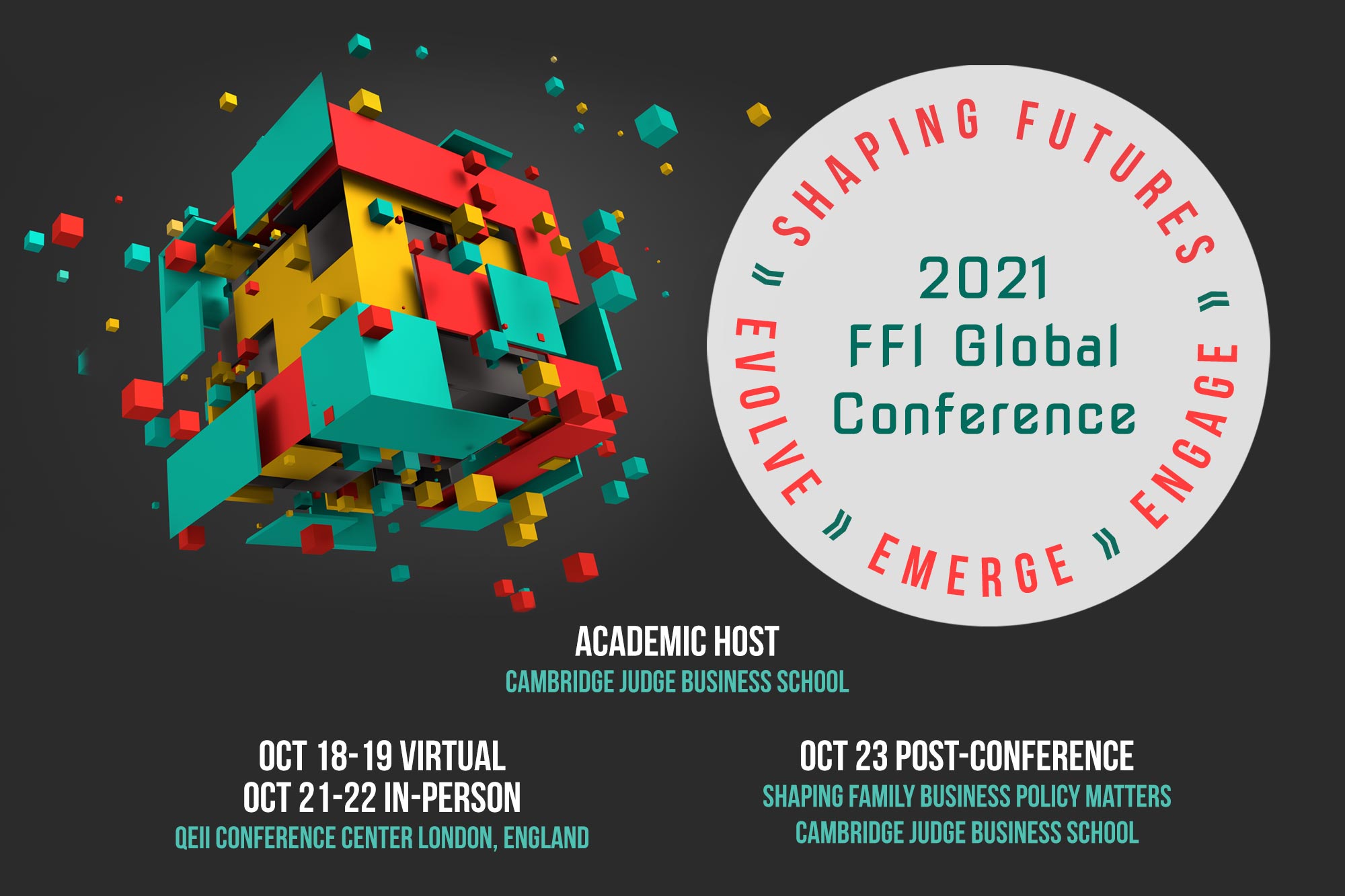 2021 FFI Global Conference Shaping Futures: Evolve, Emerge, Engage